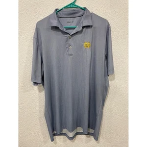 Johnnie O Notre Dame Kurzarm Golf Poloshirt L Herren - Bild 1 von 5