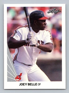 ALBERT "JOEY" BELLE RC 1990 LEAF INDIANS - Picture 1 of 2