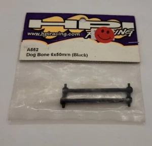 HPI Dog Bones 6x50mm Black for RS4 Nitro 4wd Touring Car Sedan Vintage Rc A552 - Picture 1 of 1