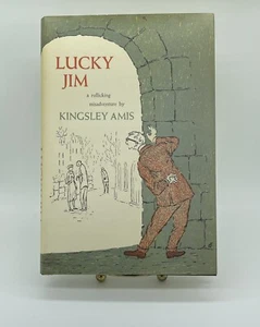 LUCKY JIM by Kingsley Amis-HardCover DustJacket Fine Condition 1954-Edward Gorey - Picture 1 of 9
