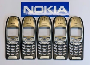 ORIGINAL NOKIA 6310 6310i COUVERTURE AVANT COQUE SUPÉRIEURE BOÎTIER noir - Photo 1/2