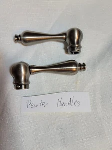 PHYLRICH D200 Pewter  Sink Faucet Replacement handles (2) NEW - Picture 1 of 4