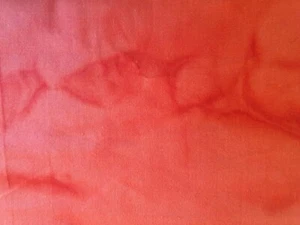 Batik Cotton Quilting Fabric Metre / Fat Quarter Barely Batik Orange Marble - Picture 1 of 3