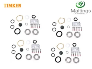 TIMKEN WHEEL BEARING KITS (4) FITS DEFENDER / DISCOVERY 1 FROM 1994 - Picture 1 of 1