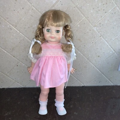 VTG Vogue 1965. Littlest Angel  14 Inch Doll - Light Blonde Braided Hair G22u - Image 1 of 4