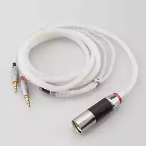 Cable para auriculares plata pura de 16 núcleos para Hifiman Sundara Ananda HE4XX HE560 HE350 - Imagen 1 de 10