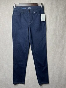 Croft & Barrow Jean 6 Womens Blue The Classic Five Pocket Tummy Control Stretch - Picture 1 of 12