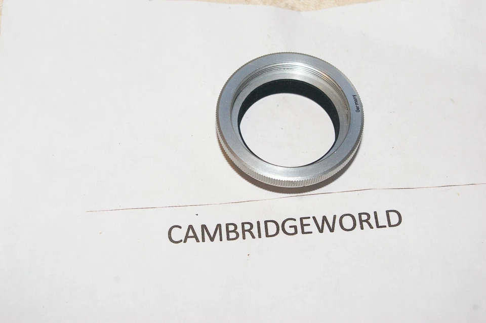 ADAPTADOR MONTAJE TORNILLO LEICA M39 a CÁMARAS EXATA TOPCON HECHO EN ALEMANIA Foto 1 de 1