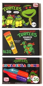 Teenage Mutant Ninja Turtles FRIDGE MAGNET Set ice cream sign popsicle - Picture 1 of 3