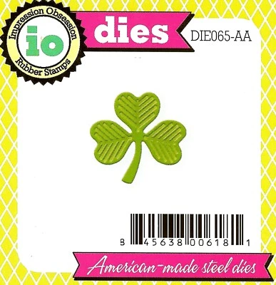 Troquel troquelado de acero pequeño CLOVER de Impression Obsession DIE065-AA nuevo Foto 1 de 3