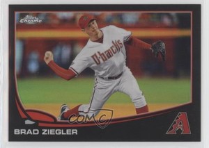 2013 Topps Chrome Black Refractor /100 Brad Ziegler #69