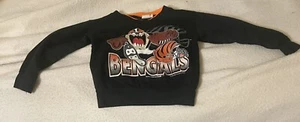 1994 Vintage Taz Looney Tunes Bengals Cincinnati Ohio Sweatshirt Boy’s Size 4/5 - Picture 1 of 3