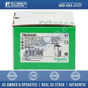 Schneider TM3DI32K Modicon TM3-32 Discrete Input, 24 VDC, 32 Inputs, Brand New - Picture 1 of 4