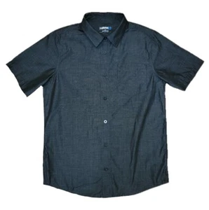 Tony Hawk Youth XL Gray Button Down Short Sleeve Pocket Front Shirt NWOT - Picture 1 of 2