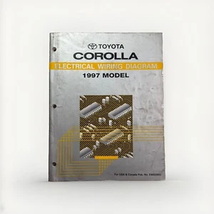 Toyota Corolla 1997 OEM Shop Service Repair Manual Wiring Diagrams AC Schematics - Picture 1 of 7