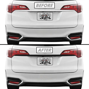 Superposición de vinilo oscurecido de eliminación de cromo para moldura de puerta trasera Acura RDX 2013-18 - Imagen 1 de 5