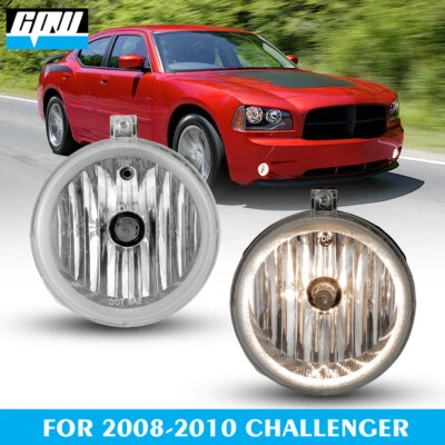 For 2005-2009 Dodge Grand Caravan Bumper Fog Lights Replacement Clear Lens Pair - Image 1 of 4