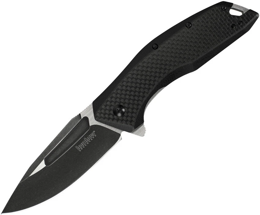 Kershaw 3935 Flourish Black Linerlock Folding Knife Pocket Folder