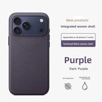 Funda Tejida Tecnología Original Alta Calidad para iPhone 17 Cubierta Magnética Foto 1 de 4