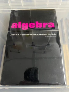 ALGEBRA - GOLDHABER EHRLICH - HARDCOVER WITH DUSTJACKET - Picture 1 of 2