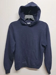 Champion Eco Authentic S700 Navy Blue Pullover Hoodie Size Small Made Honduras - Picture 1 of 9