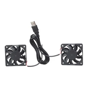 Router Cooling Fan PC Cooling TV Box Wireless Quiet 5V USB Power 60mm Fan - Photo 1/8