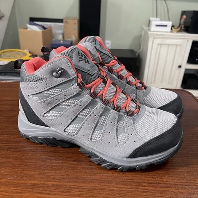 Columbia Redmond III Mid Mujer Talla 9.5 Impermeable Botas de Senderismo BK0168-088 Nuevas Foto 1 de 4
