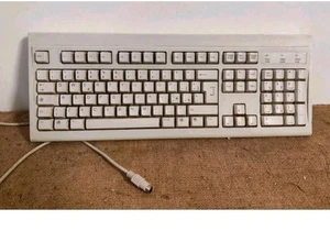 Vintage Computer Keyboard PS/2 Keyboard X IBM, Olivetti, Pentium II III Windows - Bild 1 von 8
