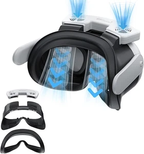 Ventilador de refrigeración doble VR compatible para Meta Quest 3 circulación de aire extracción rápida - Imagen 1 de 8