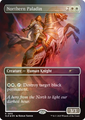 FOIL - Northern Paladin - MTG- Secret Lair Artist Kieran Yanner SLD - Image 1 of 2