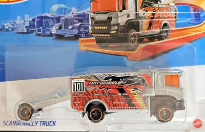 HOTWHEELS 1:64 ТРЕК ФЛОТ СЕРИИ SCANIA РАЛЛИЙНЫЙ ГРУЗОВИК И ТРЕЙЛЕР НЕ ПРОИЗВОДИТСЯ!!! - Изображение 1 из 3