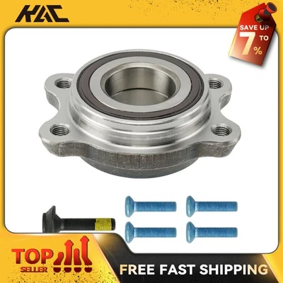 Front Wheel Hub and Bearing Assembly for 2004-2010 Audi A8 Quattro 4F0498625B Foto 1 de 4
