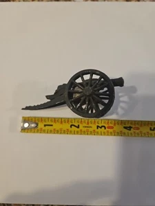 Vintage Lead Toy Field Cannon Model Unmarked Military Artillery Display - Picture 1 of 5