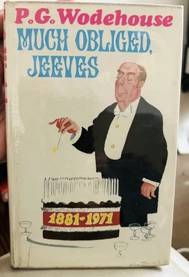 P G Wodehouse - Much Obliged, Jeeves - 1st/1st 1971 Barrie and Jenkins - Image 1 of 4