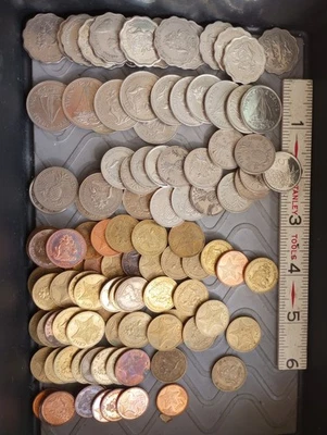 LOTE MONEDAS BAHAMAS ANTIGUAS - AÑOS 70-PRESENTE - 113 monedas Foto 1 de 4