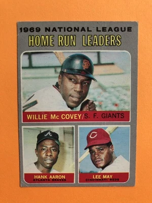 MouseHouse Singles #36: 1970 NL Home Run Leaders (#65) - Aaron.  Bajo grado. Foto 1 de 2