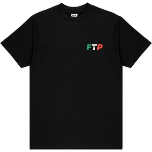FTP FUCKTHEPOPULATION Mexican Flag Logo Tee Black Size M In Hand - Bild 1 von 2