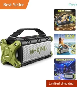 Portable 50W Wireless Speaker with Deep Bass & Hi-Fi Audio for Outdoor Parties - Picture 1 of 10