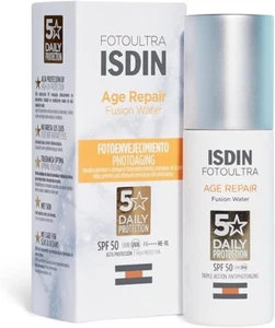 ISDIN Fotoultra Face Fluid Water Age Repair SPF 50 Sunscreen, 50ml - Picture 1 of 2