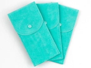 3 Watch Box Case Monoposto Light Blue Clutch Flocked Scratch News Cool - Picture 1 of 5