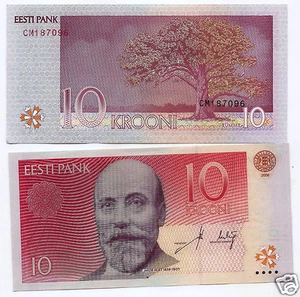Billete Estonia 10 Krooni P 86 a 2006 unc - Imagen 1 de 1
