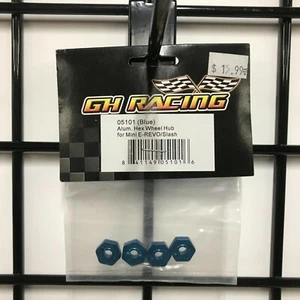 Golden Horizons Aluminum Hex Wheel Hub Blue Traxxas Mini E-Revo/Slash 05101 - Foto 1 di 1