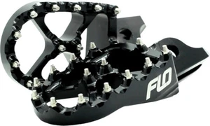FLO MOTO MANY 1999-2024 GASGAS KTM HUSQVARNA Pro-Series MX Foot Pegs FPEG-795BLK - Picture 1 of 1