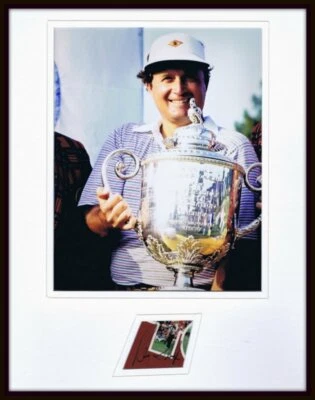 Raymond Ray Floyd Signed Framed 11x14 Photo Display 1982 PGA Championship - Image 1 of 2
