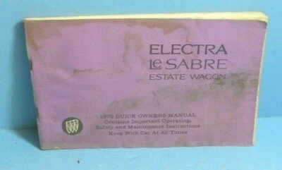79 1979 Buick Electra/Lesabre/Estate Wagon manual del propietario Foto 1 de 2