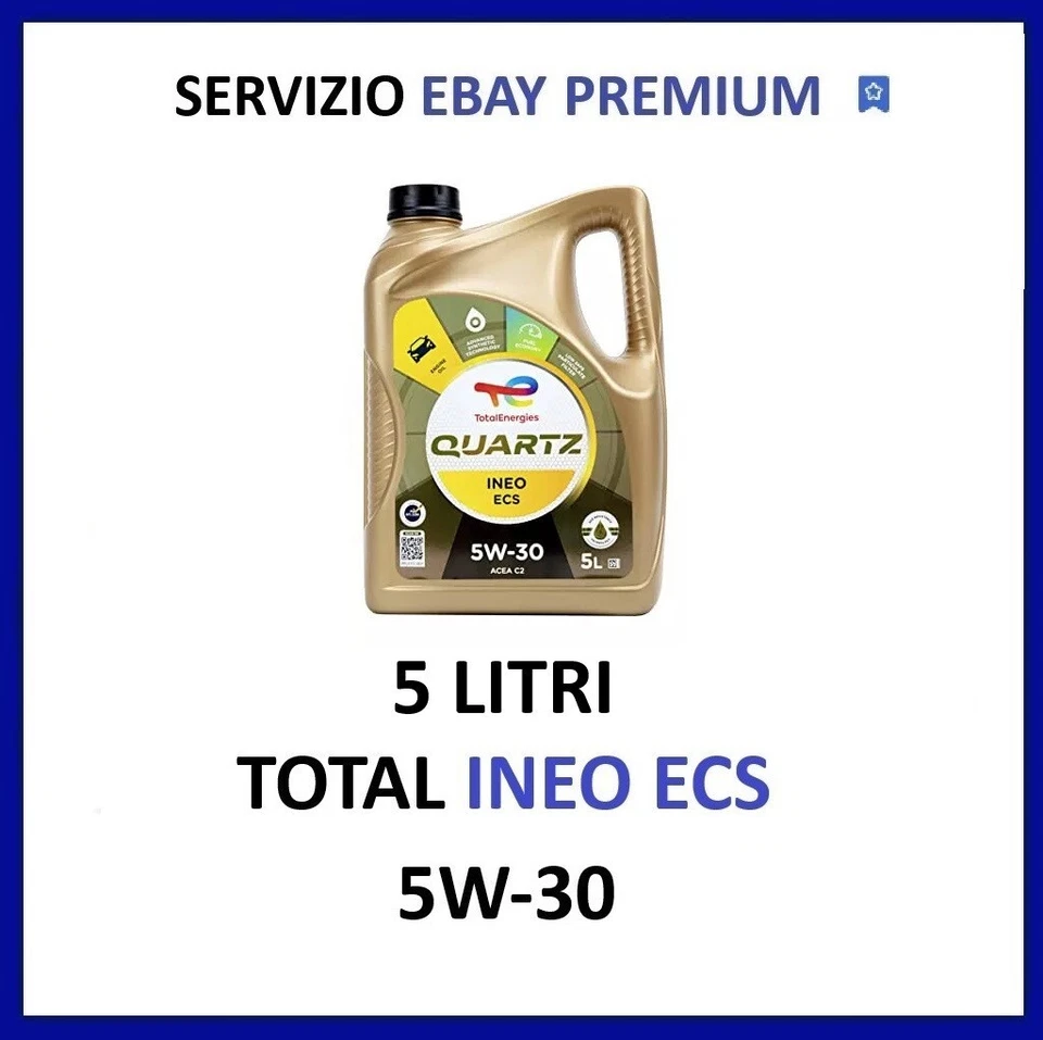 5 LT TOTAL QUARTZ INEO ECS 5W-30 ACEA C2 5 LITRI PREZZO PROMO!!!