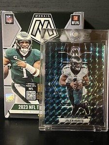 JALEN HURTS 2023 MOSAIC FOOTBALL GENESIS CASE HIT SSP *EAGLES*