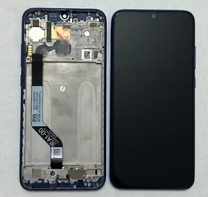 Original Xiaomi Note 7 - 7Pro Komplettes Bildschirm Touchscreen Mit Rahmen Blau - Bild 1 von 2