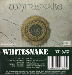 1987 MUSIC AUDIO CASSETTE TAPE - [ALBUM: SELF TITLED] GROUP: WHITESNAKE - Picture 1 of 6