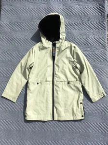 C&C California Regenmantel Jacke Mädchen Gr. (10) oliv Plüsch gefüttert mit Kapuze - Bild 1 von 10